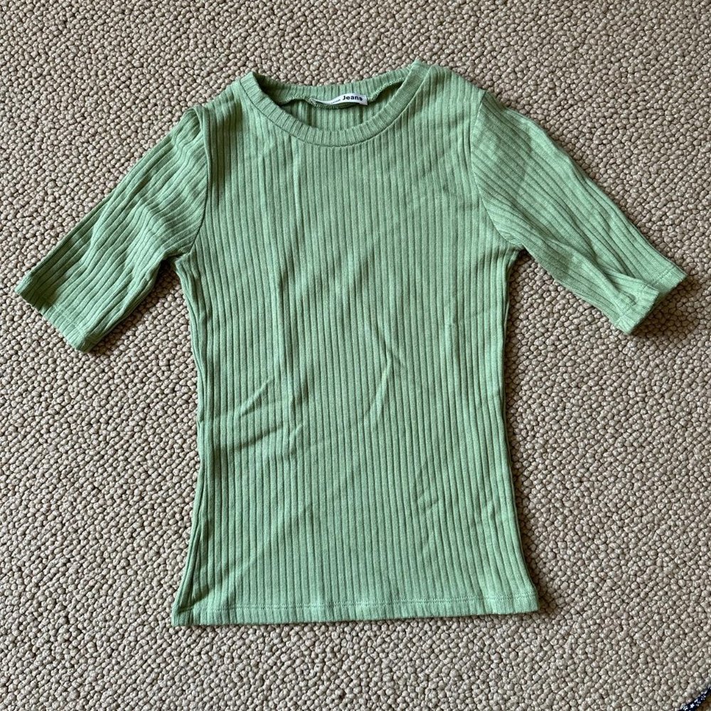 Reformation Mock Neck Pastel Lime 34